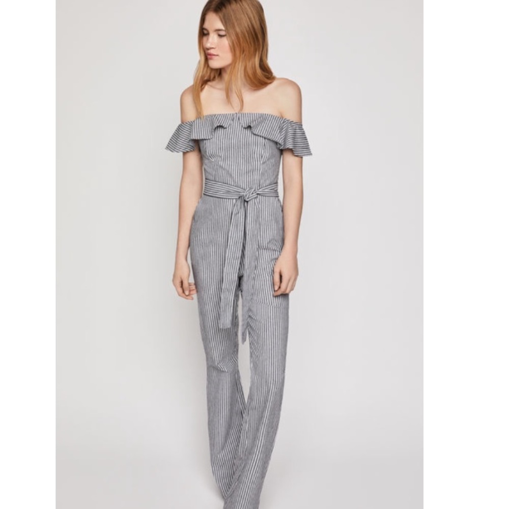 Railroad stripe jumpsuit of your dreams